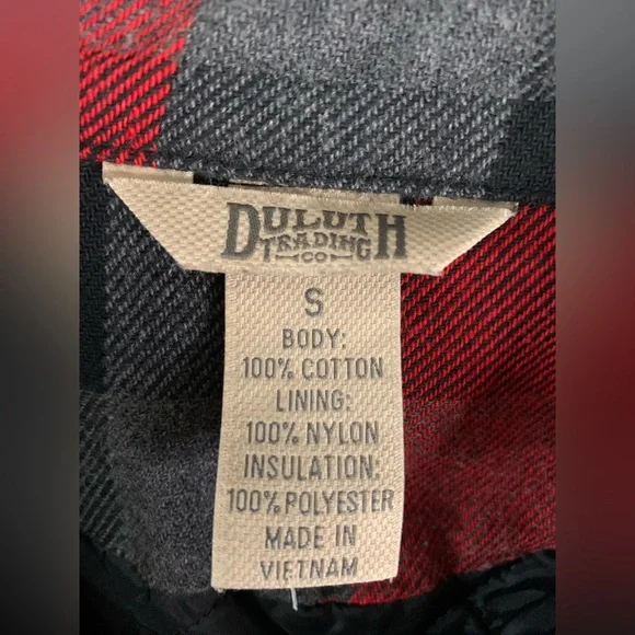 Duluth Trading Lined Flannel Shacket - Picture 2 of 9